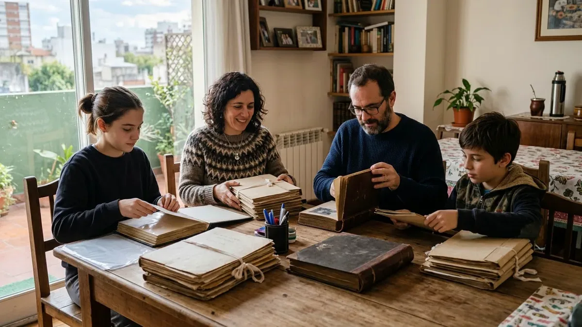Cómo armar desde Argentina un archivo familiar sobre ciudadanía italiana