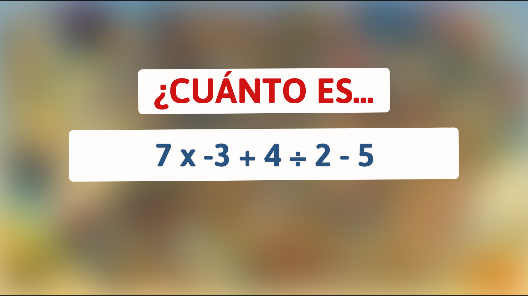 \"¿Te atreves a resolver el acertijo matemático que solo el 5% de las mentes más brillantes puede desenmarañar?\""