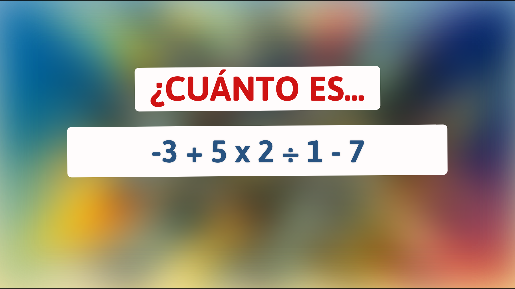 ¡Solo un genio puede resolver este acertijo matemático que está volviendo locas a las redes! ¿Te atreves a intentarlo?"