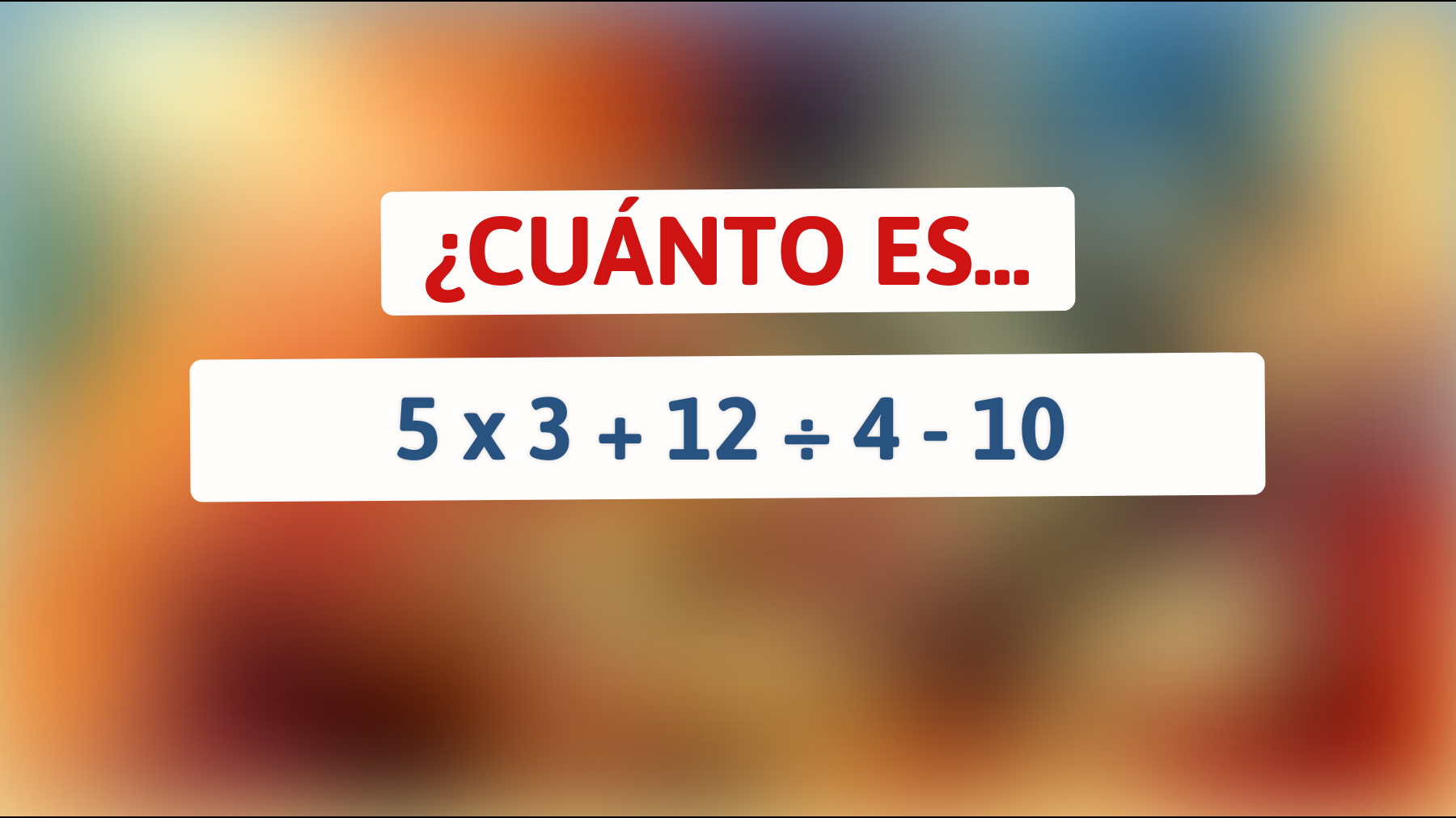 ¿Te atreves a resolver el acertijo que solo el 2% de las mentes más brillantes puede descifrar correctamente?"