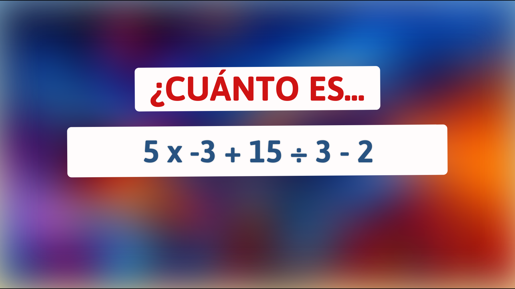 Descubre el sorprendente acertijo matemático que solo los más inteligentes pueden resolver al instante: ¿te atreves a intentarlo?"