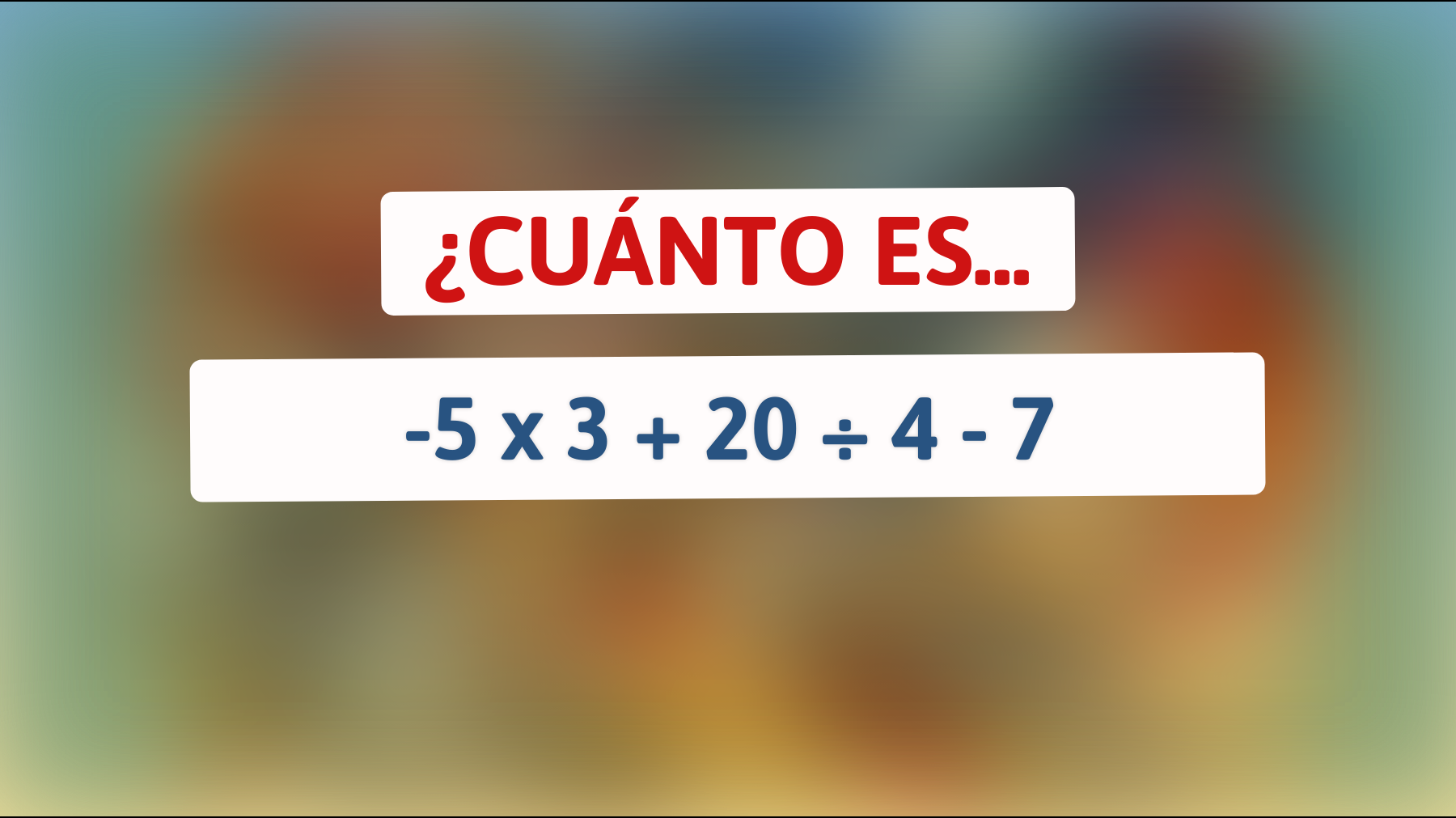 El acertijo matemático que solo un verdadero genio puede resolver: ¿Puedes superar este desafío numérico?"