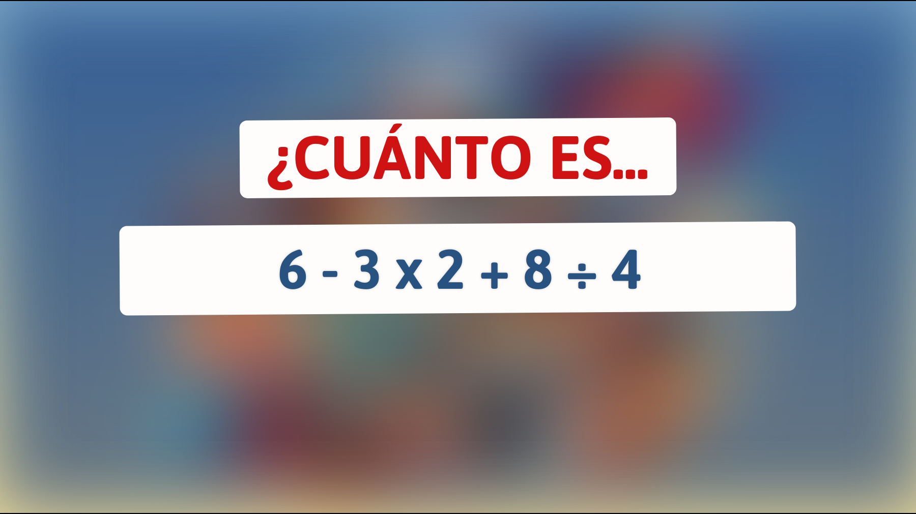 Este acertijo matemático está volviendo locos a miles en internet: ¿Tienes lo necesario para resolverlo sin cometer el error común?"