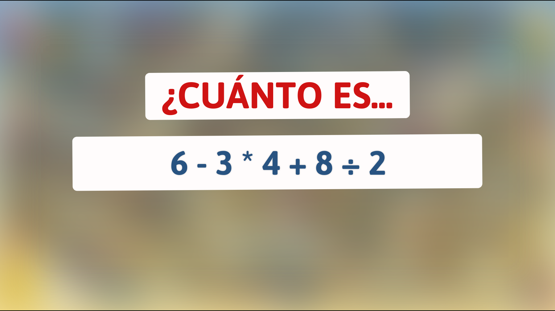 \"¿Puedes resolver este acertijo matemático que solo los genios logran descifrar?\""