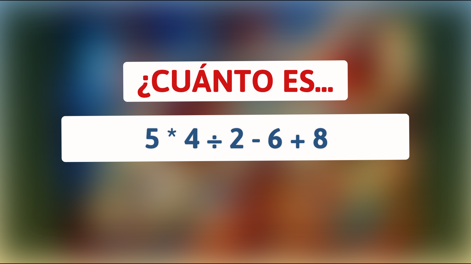 ¡Solo el 3% de las personas pueden resolver este acertijo matemático en menos de 10 segundos! ¿Eres tú una de ellas?"