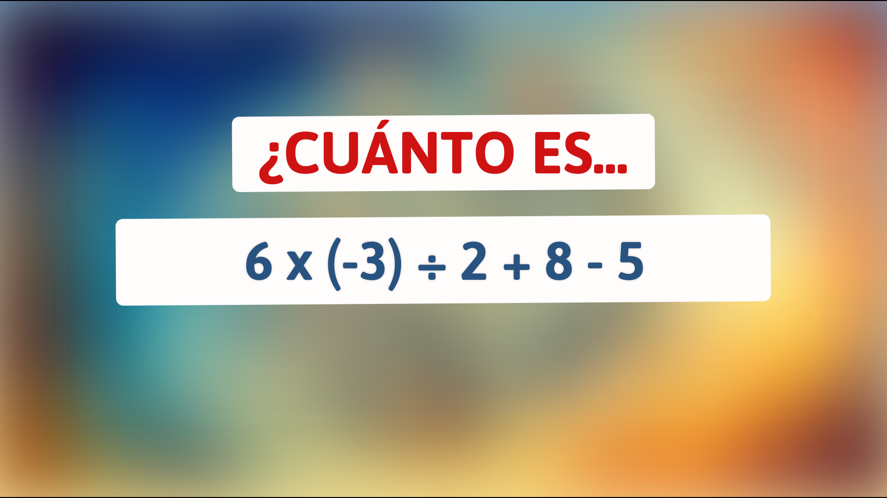 \"¡Solo el 1% puede resolver este rompecabezas matemático correctamente en menos de 10 segundos! ¿Te atreves?\""