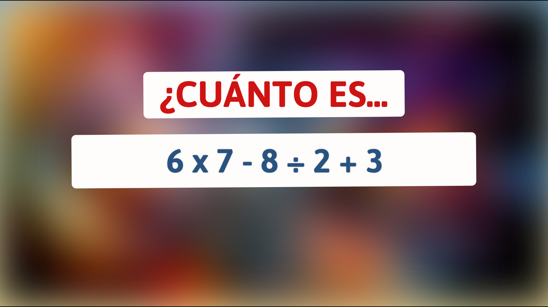 ¡Descubre el acertijo matemático que solo los verdaderos genios pueden resolver en segundos! ¿Te atreves a intentarlo?"