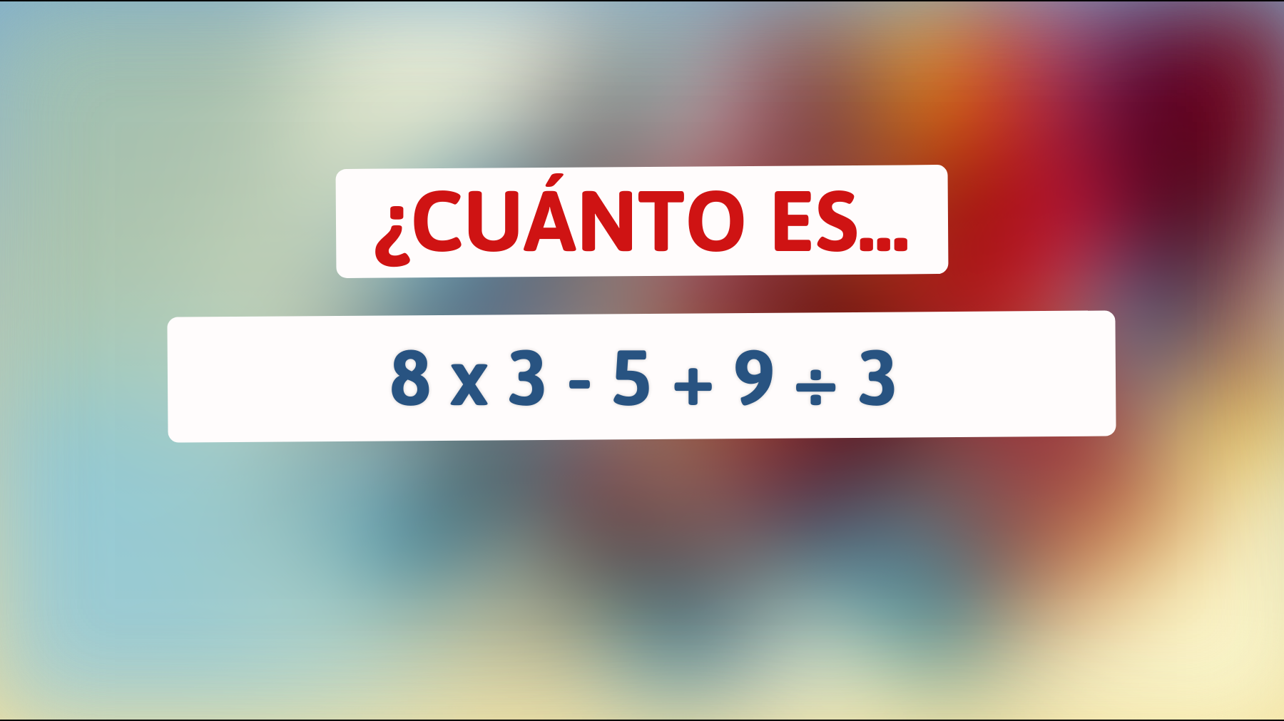 ¡Descubre el desafío matemático que el 95% de las personas falla! ¿Eres lo suficientemente inteligente para resolverlo?"