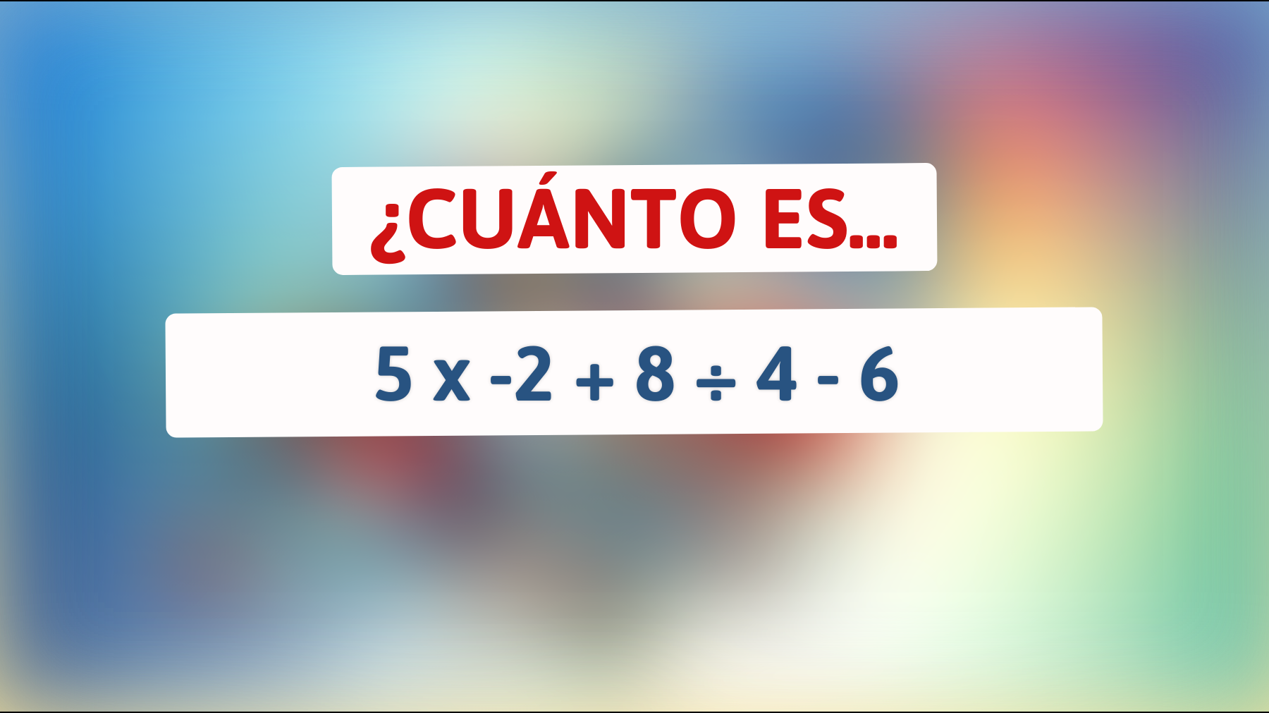 ¡Descubre por qué este acertijo matemático tiene a los genios rascándose la cabeza! ¿Puedes resolverlo?"