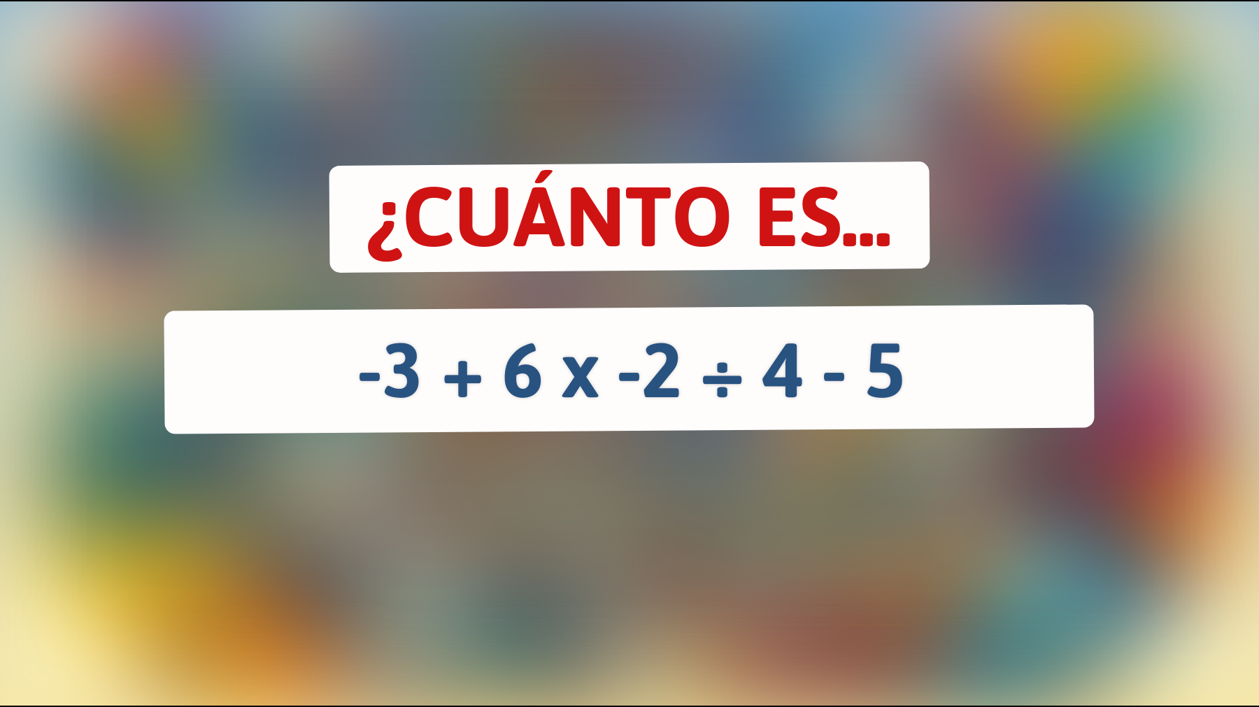 ¡Descubre si eres un verdadero genio resolviendo este acertijo matemático que el 99% de las personas fallan! Atrévete a intentarlo."