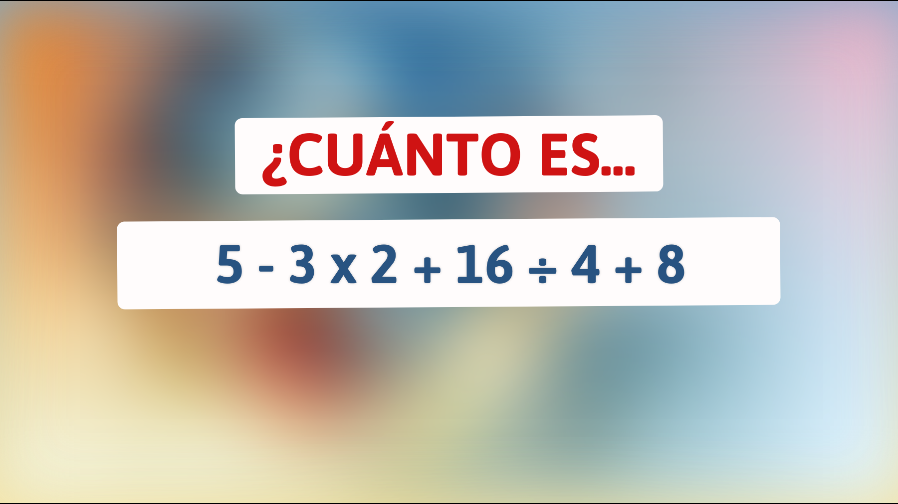 ¡El acertijo matemático que solo el 2% puede resolver! ¿Crees que tienes lo necesario para ser uno de ellos?"