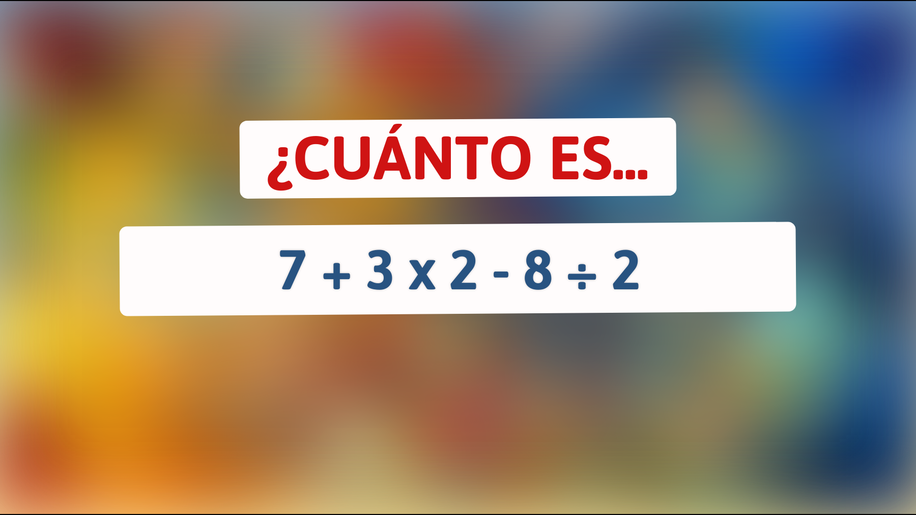 Descubre si eres un verdadero genio al resolver este acertijo matemático que está volviendo locos a todos: ¿puedes con el desafío?"