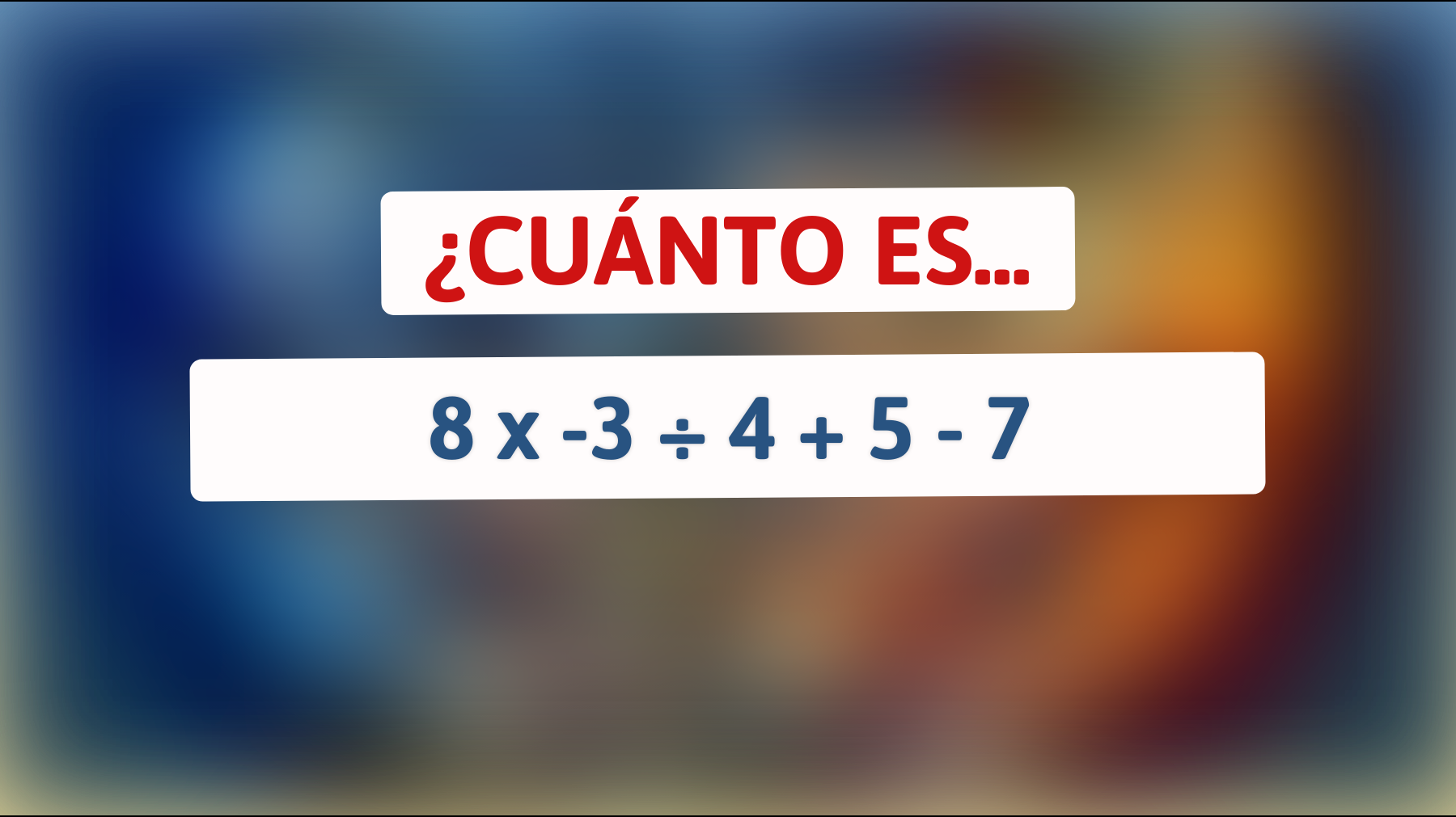 Este enigma matemático está volviendo locos a los genios: ¿Puedes resolverlo en menos de 10 segundos?"