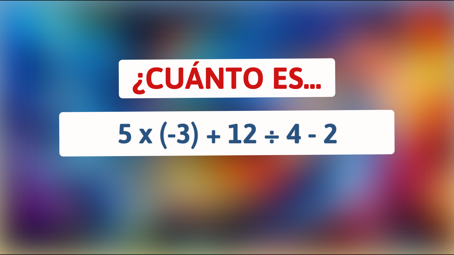 ¡Descubre si tu intelecto es superior resolviendo este enigma matemático que solo un genio puede descifrar!"