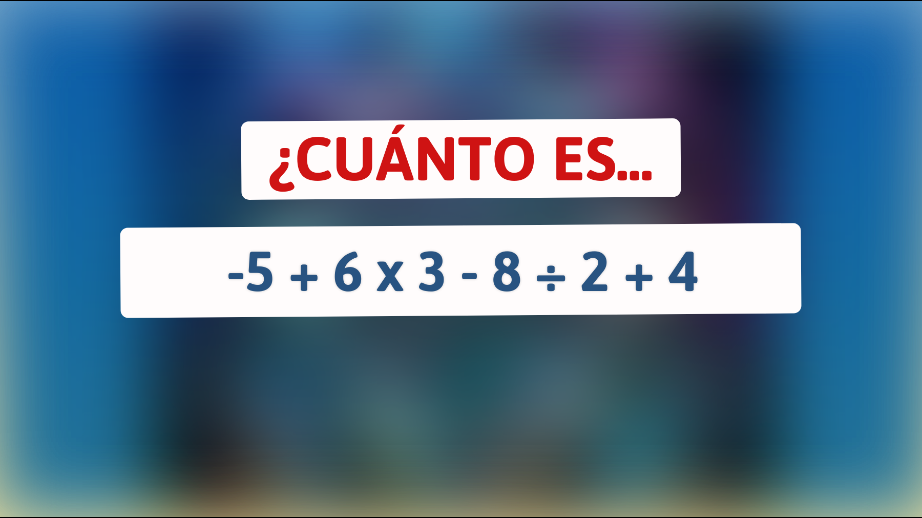 ¡Pon a prueba tu ingenio! Solo el 1% de las personas resuelve este acertijo matemático en segundos: ¿y tú?"