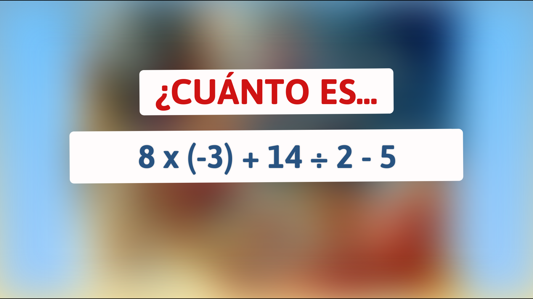 ¡Solo los verdaderos genios pueden resolver este acertijo matemático que está volviendo locos a todos! Descubre si tienes lo necesario para superar el desafío."