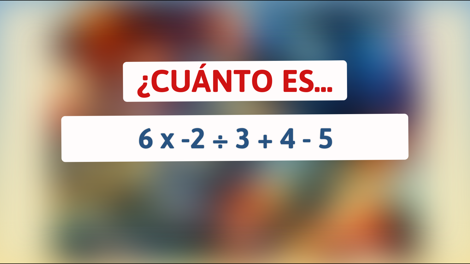 ¿Te atreves a resolver el acertijo matemático que solo el 1% consigue descifrar? ¡Descubre si eres un auténtico genio!"