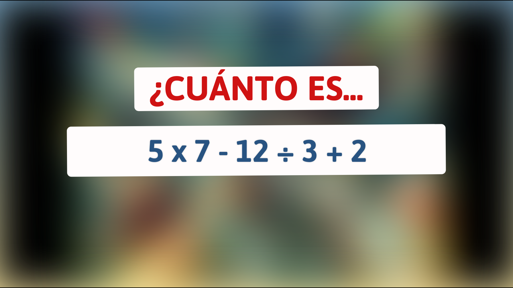 ¿Te atreves a resolver este acertijo matemático que solo el 1% logra acertar a la primera? Descubre si eres una mente brillante."