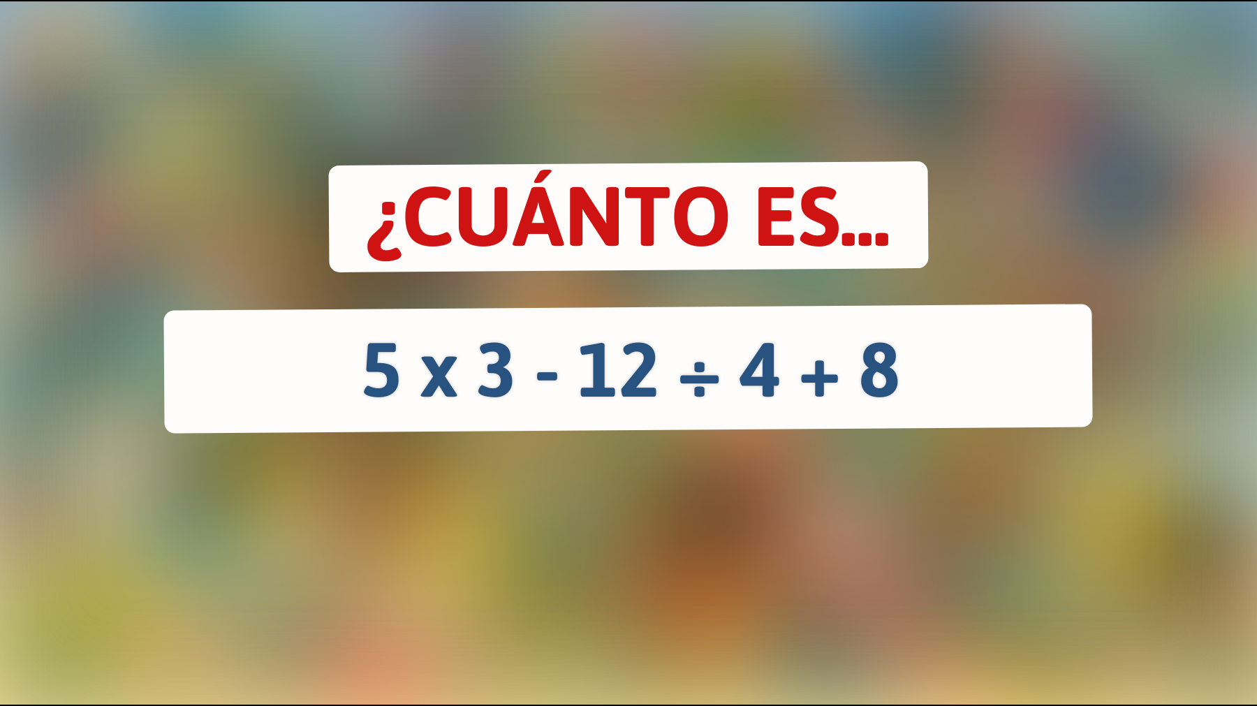 Descubre el enigma matemático que solo el 1% de las mentes brillantes puede resolver correctamente: ¿Aceptas el desafío?"