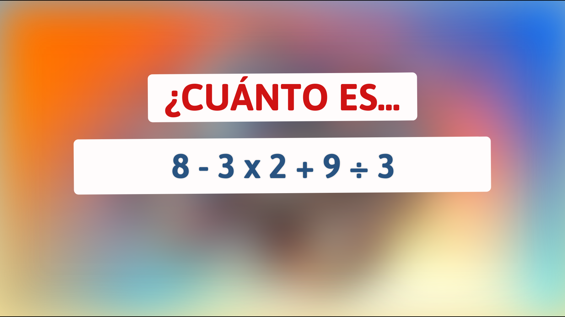 Solo el 1% de las personas logra resolver este enigma matemático: ¿Puedes descubrir el resultado correcto?"